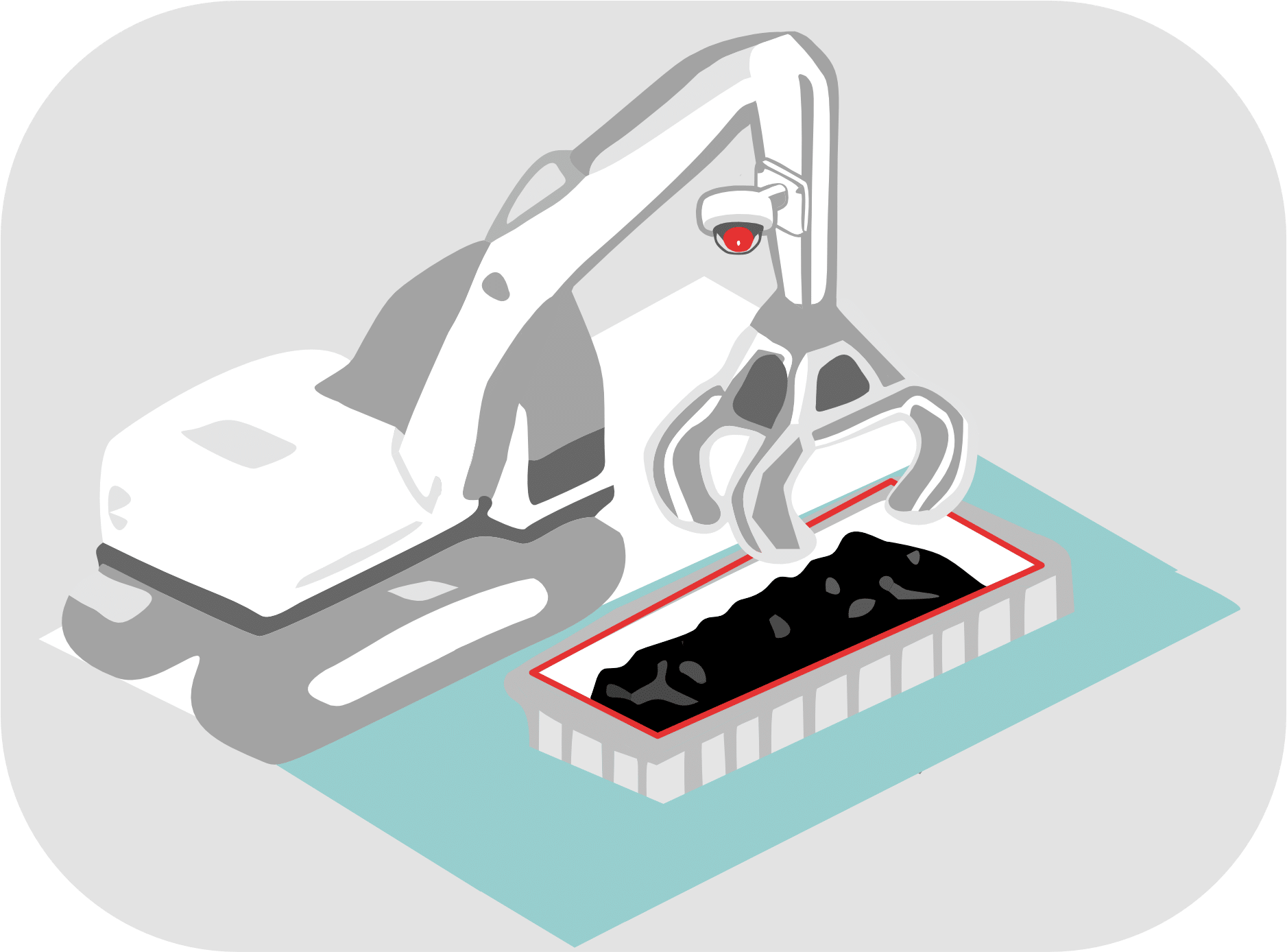 Waggon transparenter Hintergrund rot